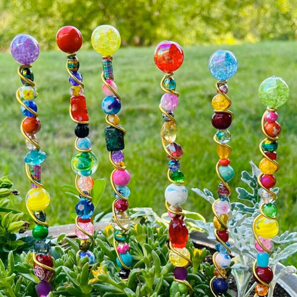 Craft Club - Beaded Garden Stakes